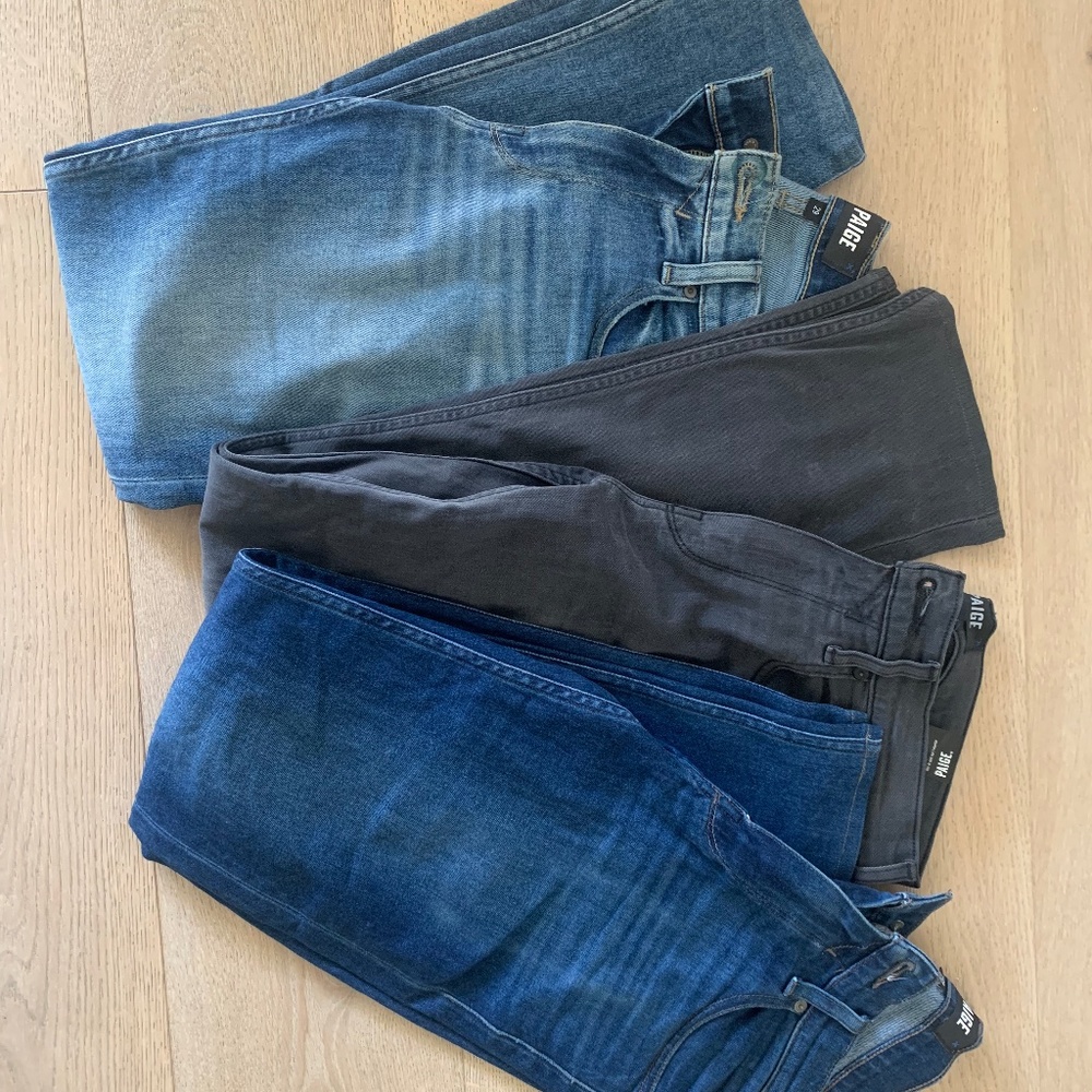 Paige Lennox Mens Jeans 3 Pairs